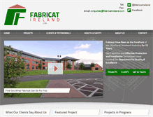 Tablet Screenshot of fabricatireland.com